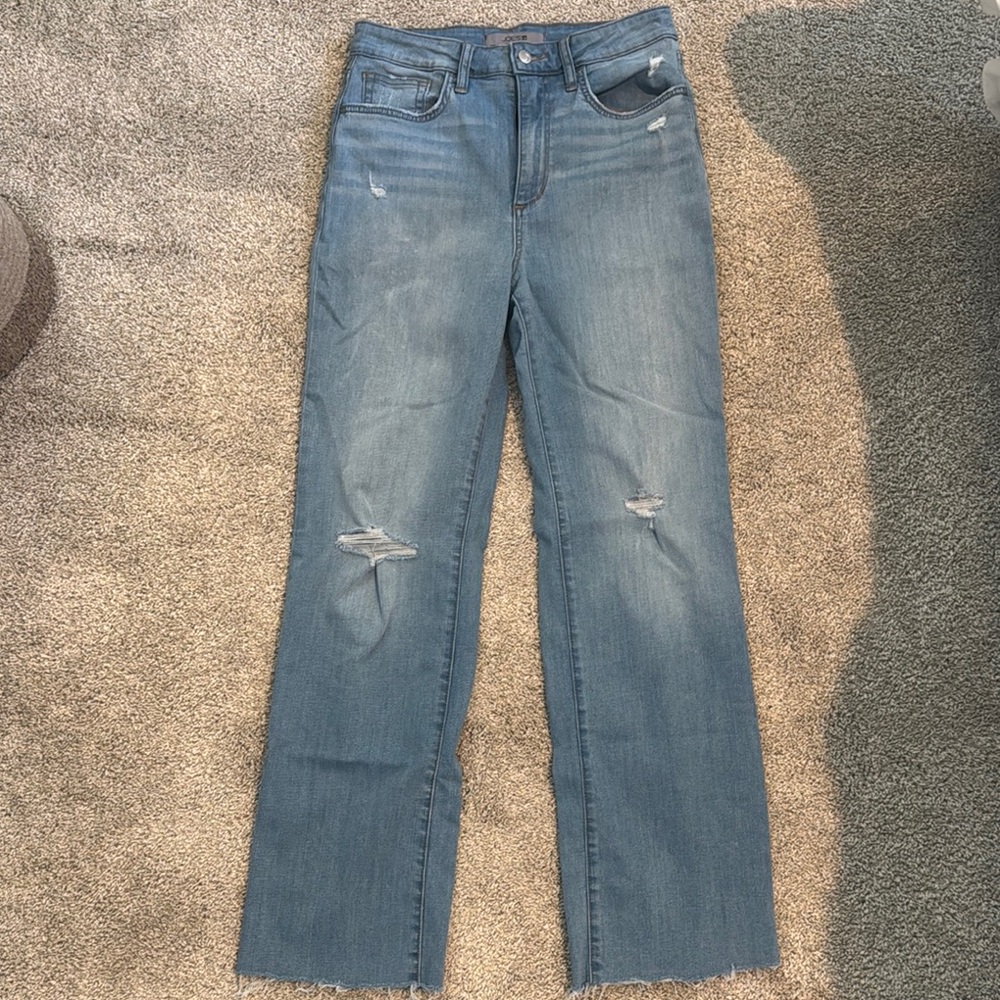 Wide Leg Distressed Joe Jeans